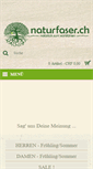 Mobile Screenshot of naturfaser.ch